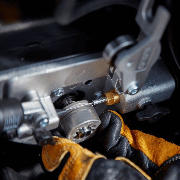 Hobart Handler 3 in 1 Drive Roll Welder easily attaching converter to weld from power source